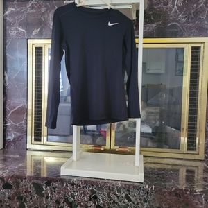 Nike dri-fit fitted shirt Medium black longsleeve